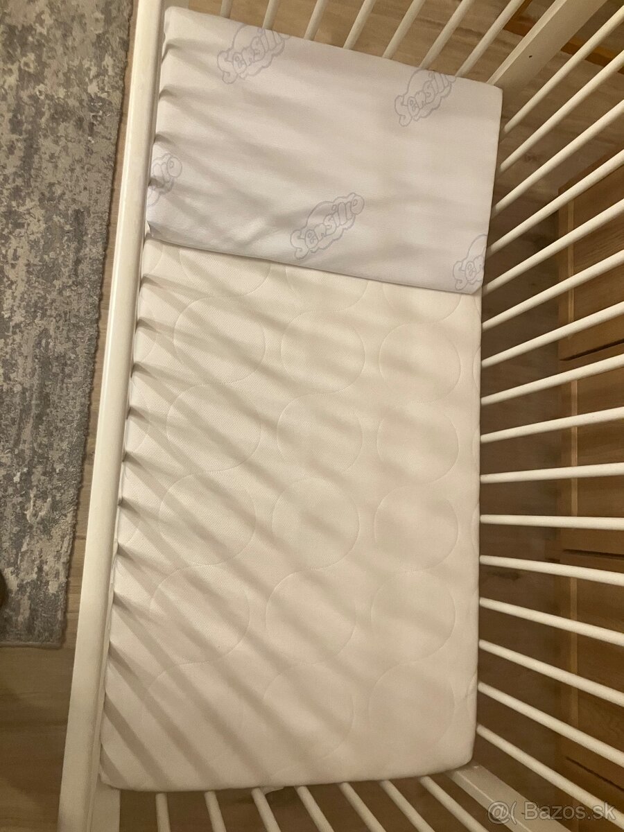 Detska postielka aj s matracom + vybavička + vanička - 8