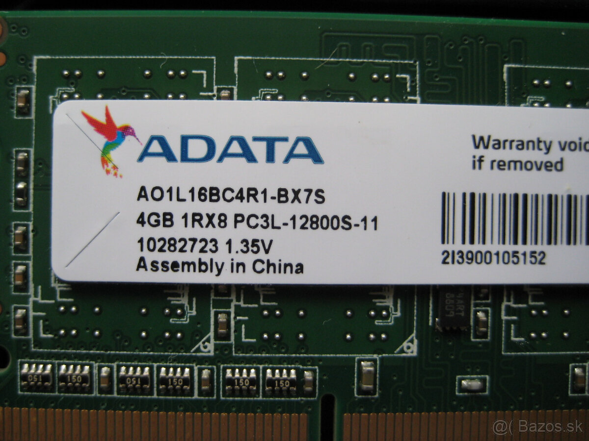 ♦️ Pamäte DDR3 ♦️ 4 GB pre notebooky ♦️ - 8