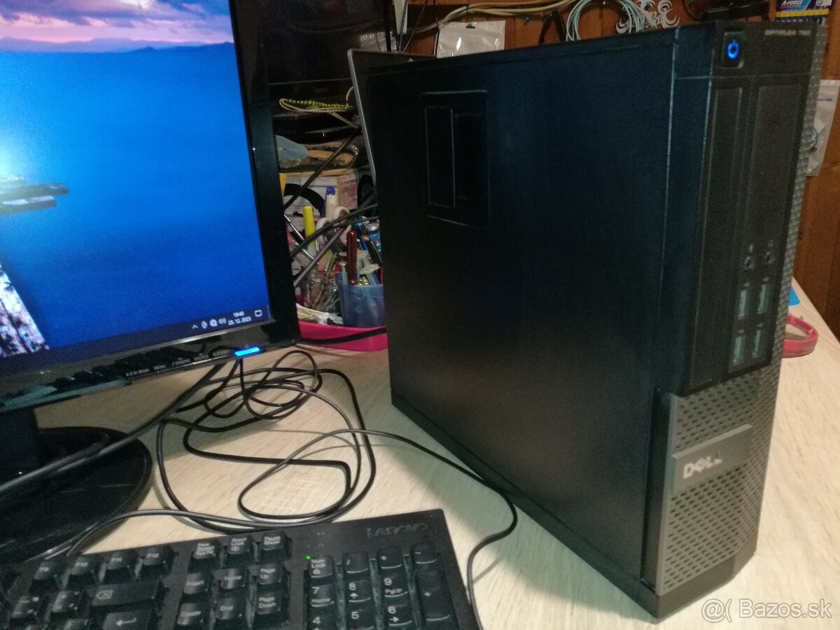DELL počítač komplet. Windows 10 PRO. RAM 12 GB. - 8