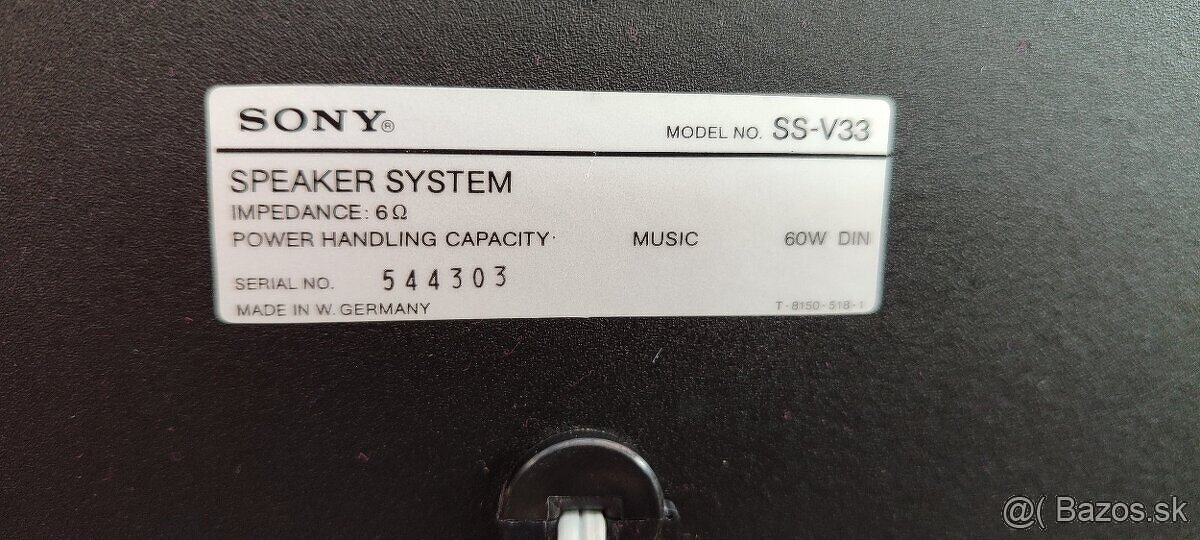 Reproduktory Sony - 8