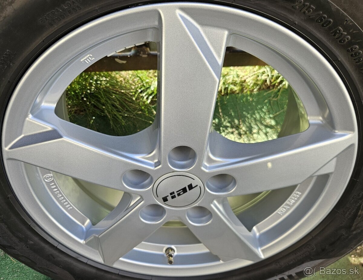 Atraktívne nemecké disky RIAL - 5x112 r16 - 8