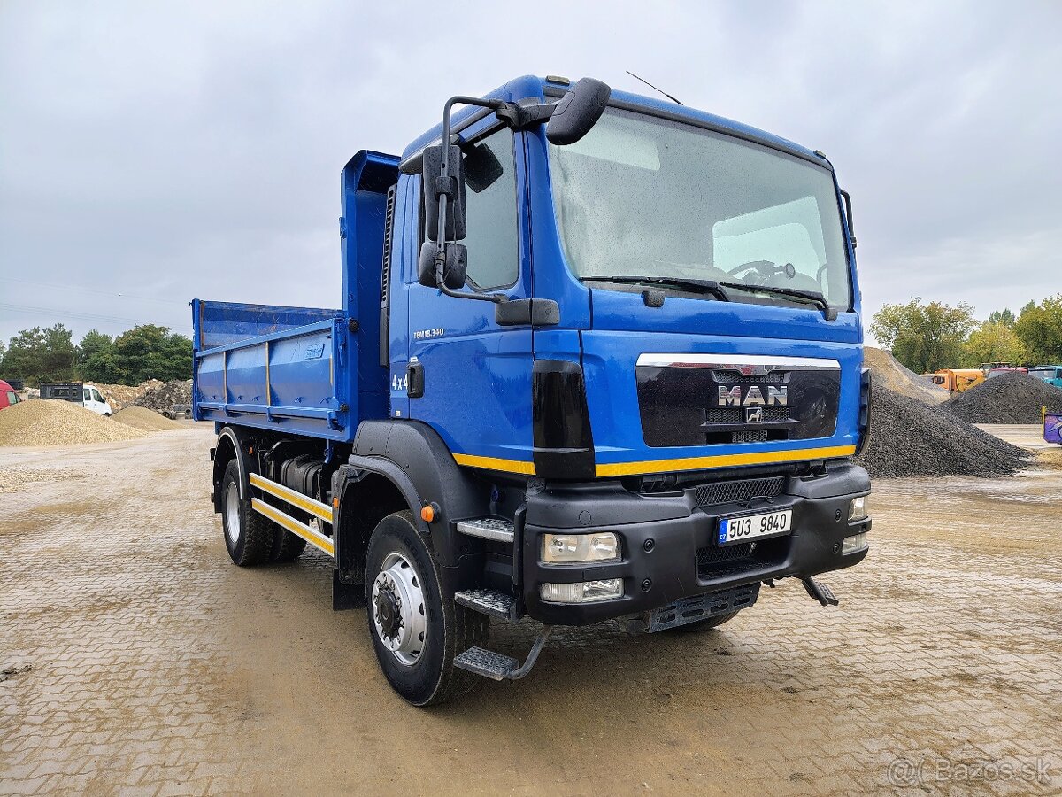 MAN TGM 18.340 4x4 sklápěč - 8