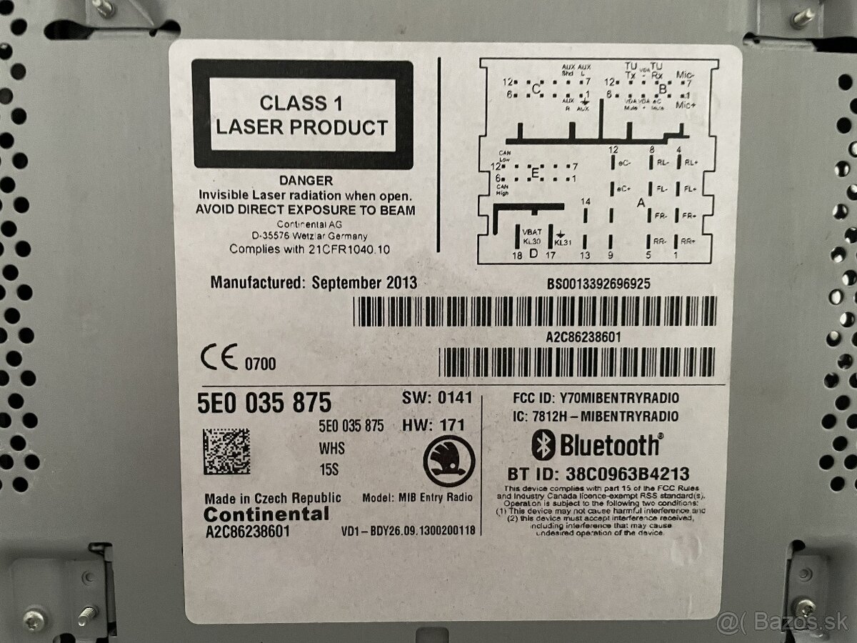 Rádio Swing+ Skoda Octavia 3 - 8