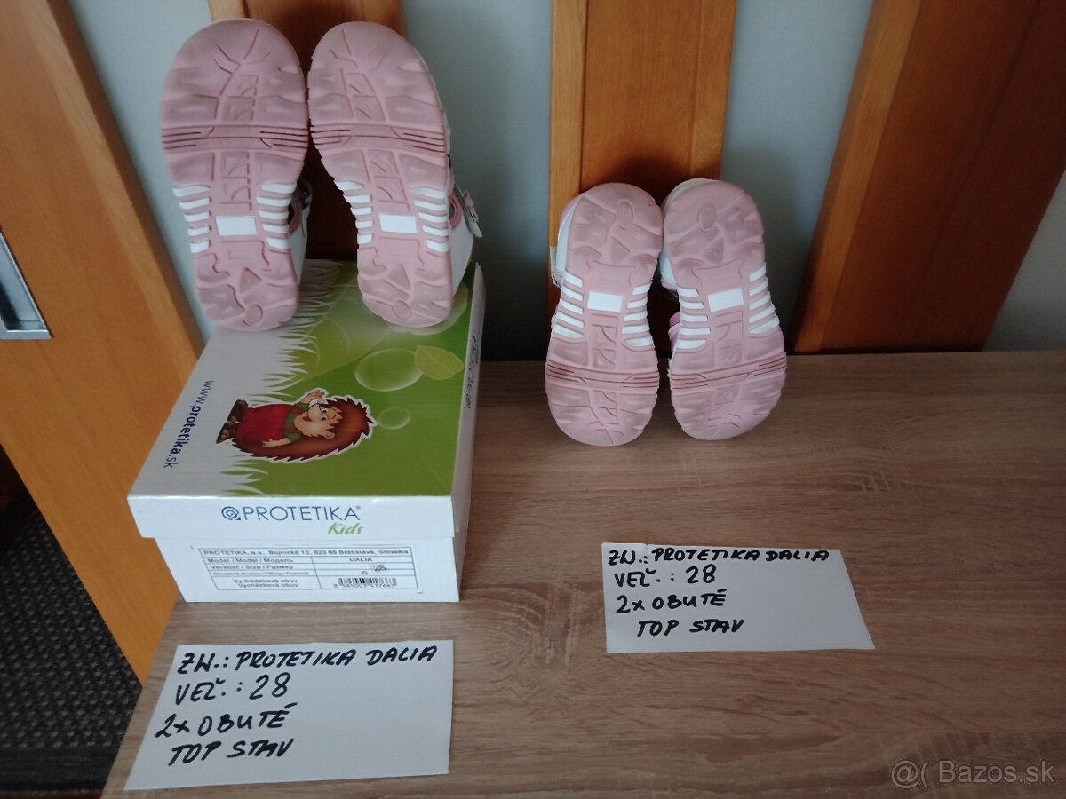 Dievčenské sandále zn.Protetika Dalia veľ.28 - 8