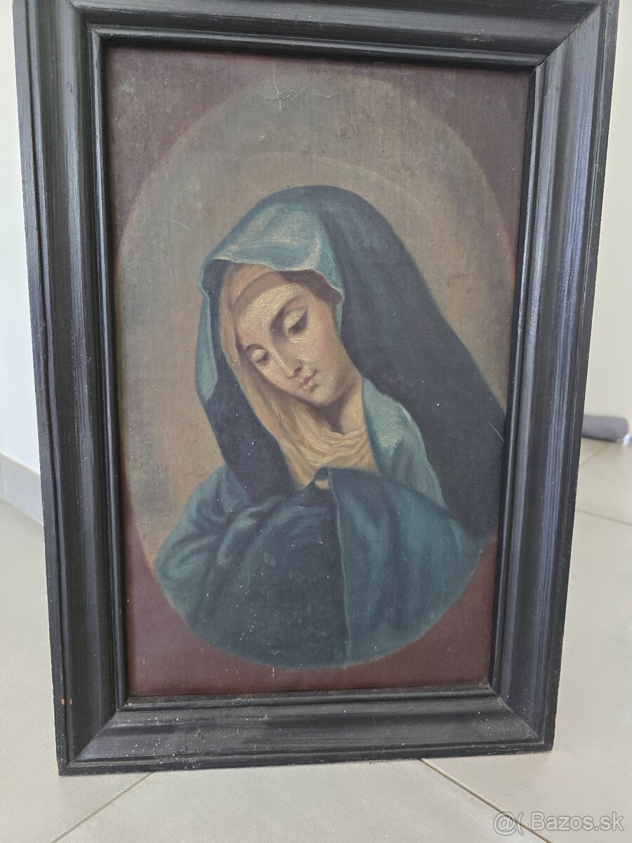 Starožitný obraz Maria - 8