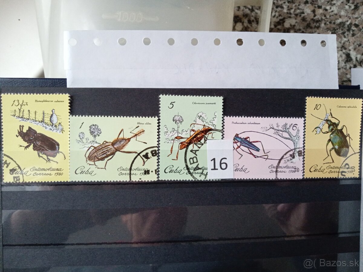 Poštové známky č.491 - AMERIKA a KARIBIK I. - 20 sérií - 8