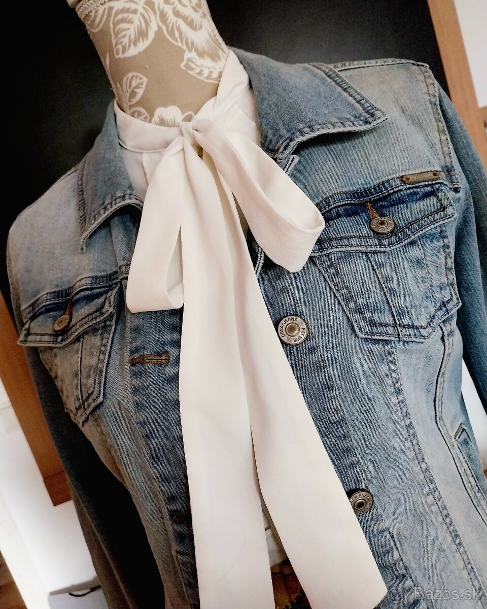 Riflová bunda Orsay - 8