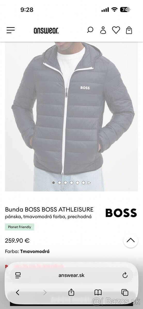 Pánska bunda BOSS - 8