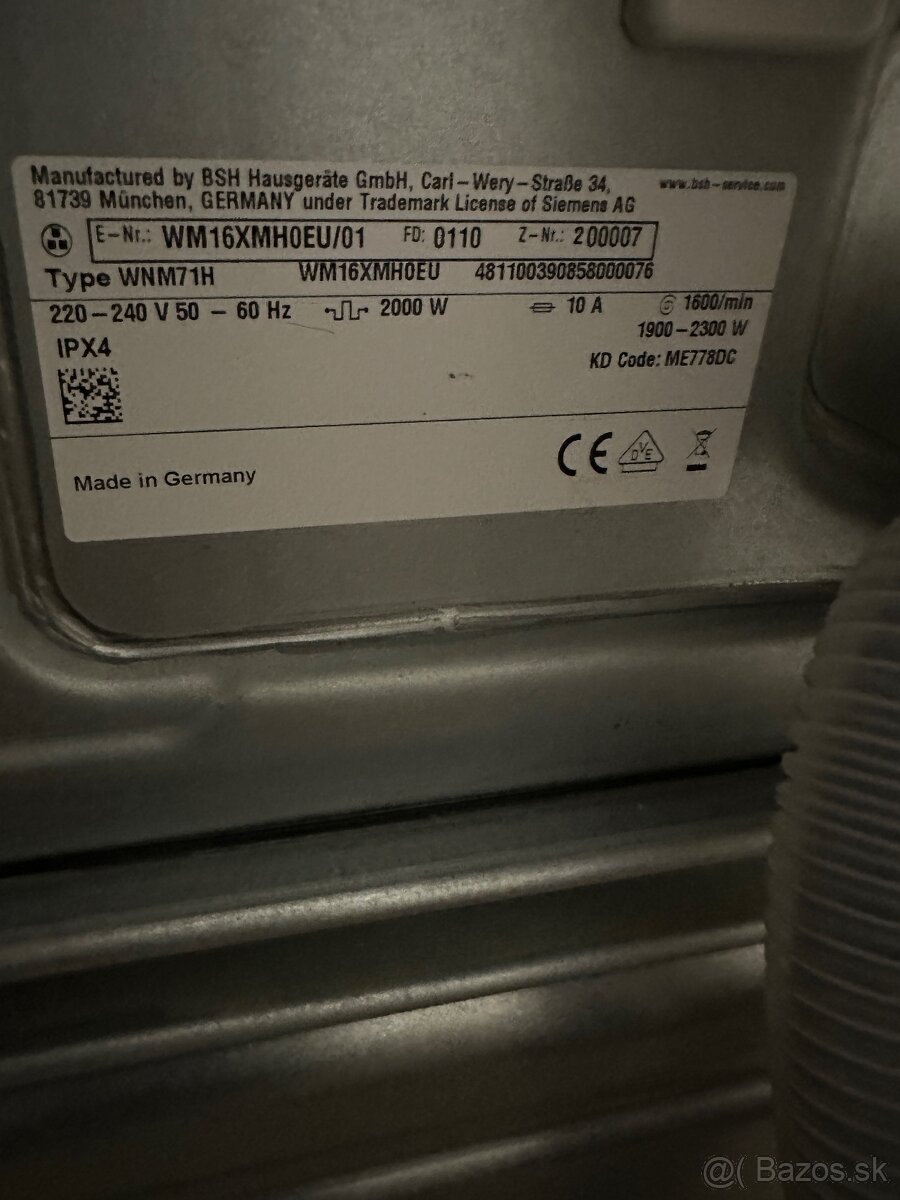 Siemens 10 kg iQ 700 - 8