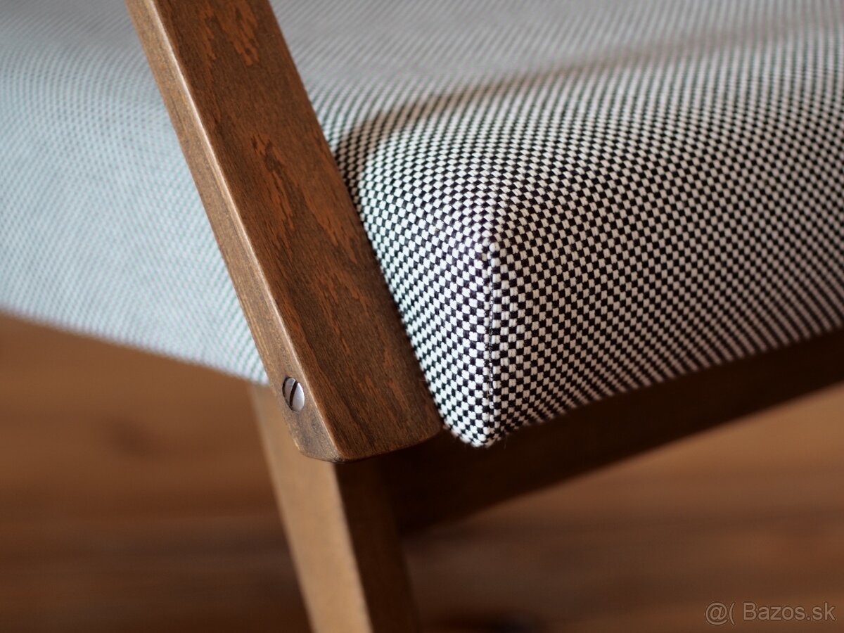 Retro kreslo Mier Topoľčany - 8