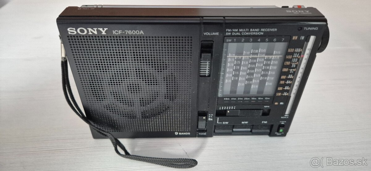 Radio tranzistor sony ICF 7600A - 8