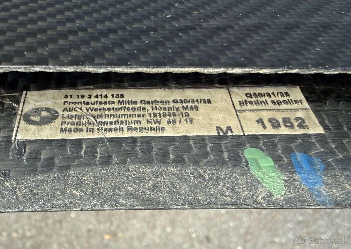 BMW G30 G31 naraznik karbon performance M-paket - 8