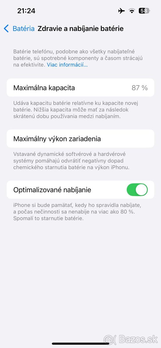 Predám iPhone 13 starlight 128 GB top stav - 8