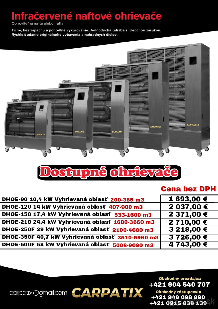 Infračervený naftový ohrievač - 8