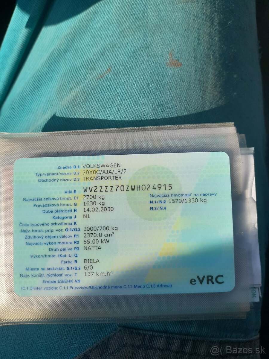 Predám transporter t4. - 8