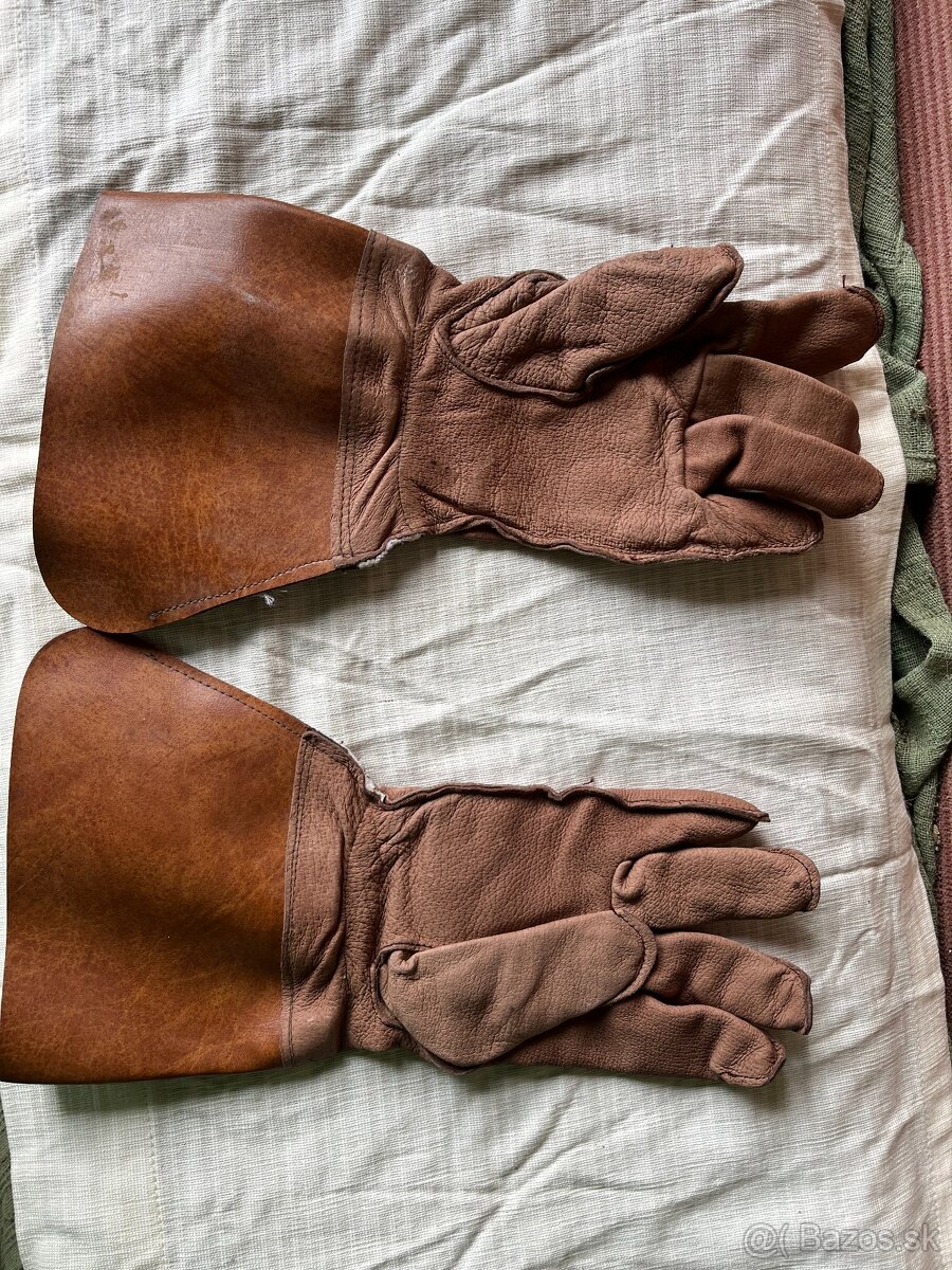 Kožené retro rukavice - 8