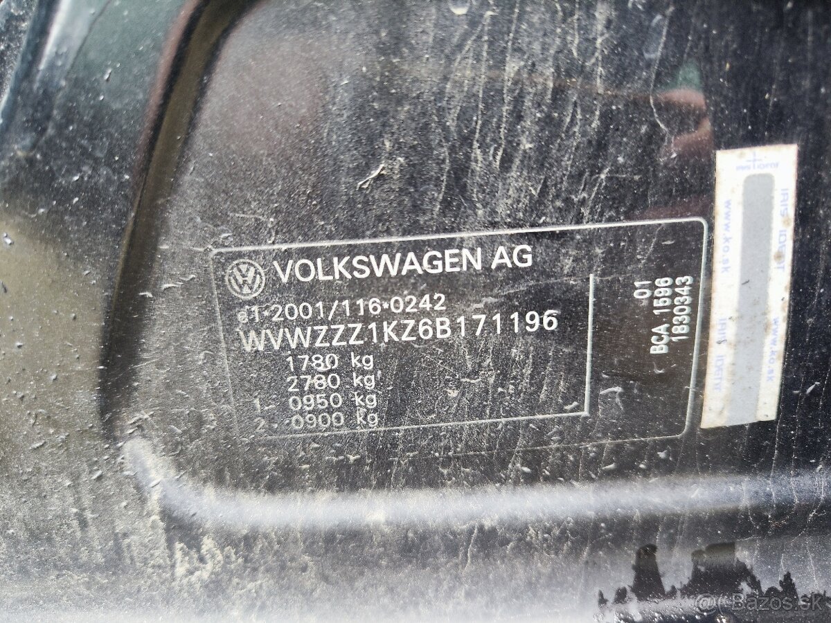 VW Golf 1,4 16V benzín 55 KW - 8