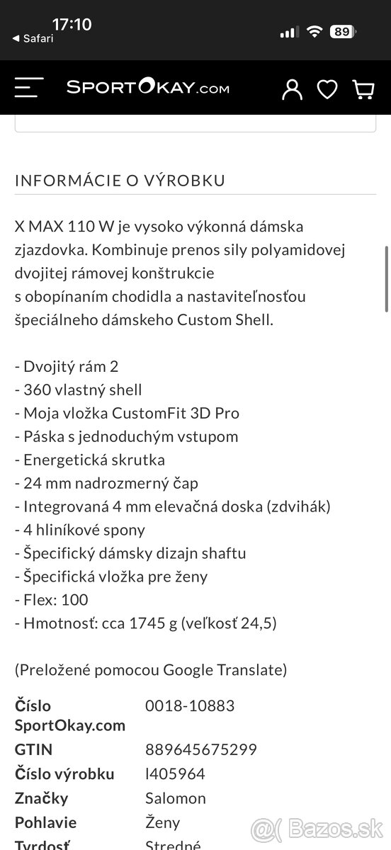 Salomon lyžiarky - 8