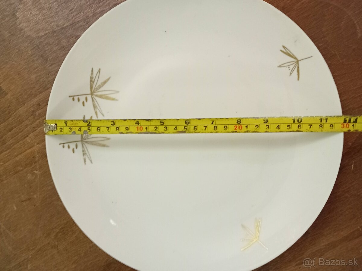 Kávová súprava, ozdobné vázy, misa, taniere, poháre - 8