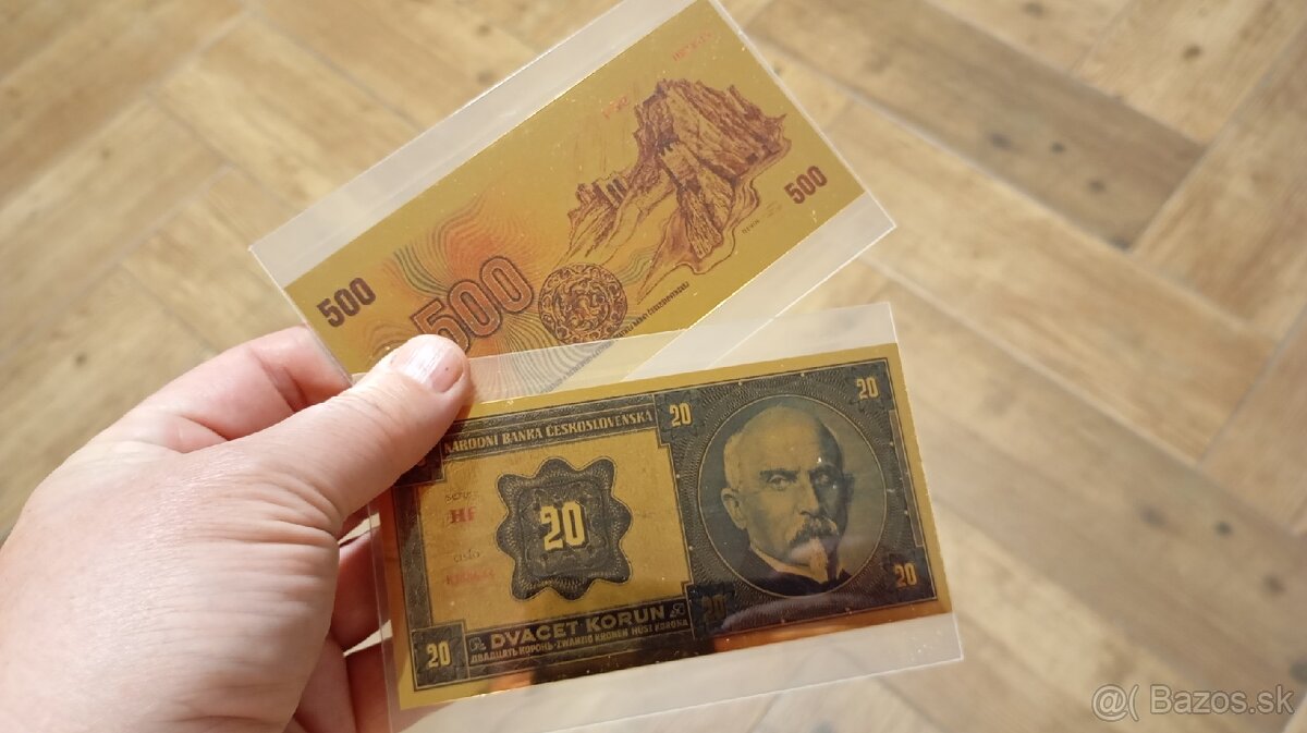 zlaté československé bankovky - 8