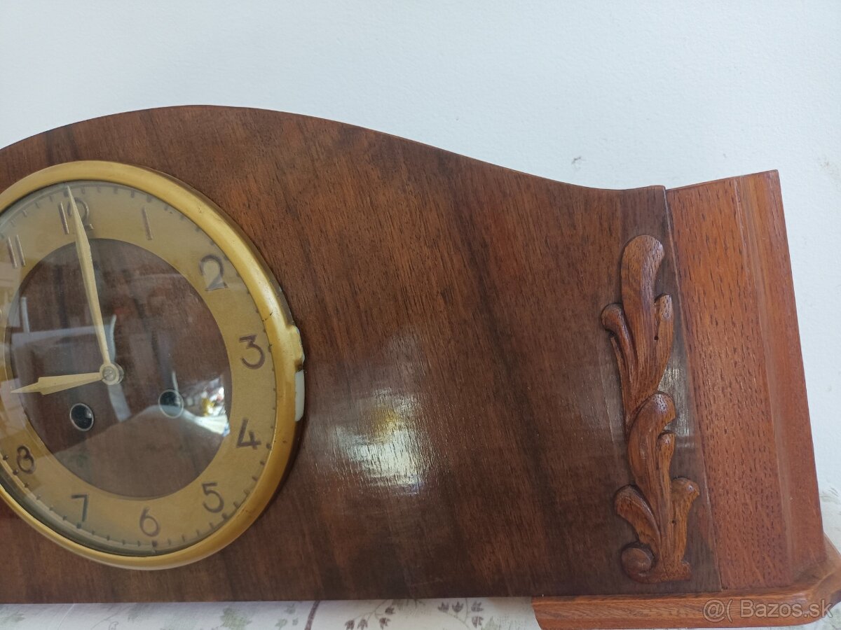 Starožitný krbové stolní hodiny Německo - 8
