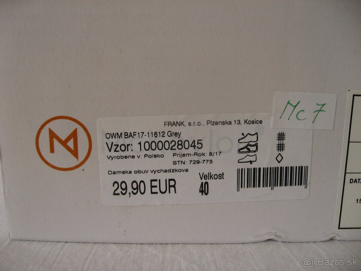 REZERVOVANÉ - Zateplené členkové tenisky - veľ. 38/39 - 8