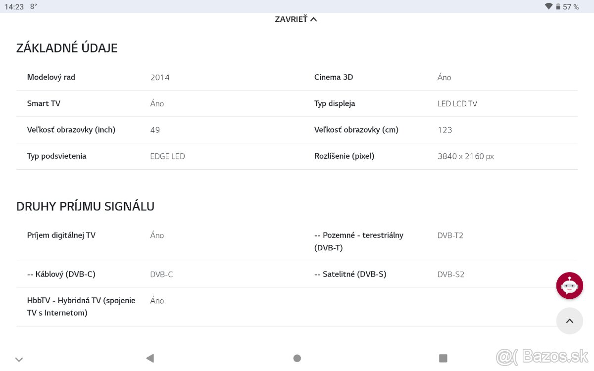Televízor LG smart - 8