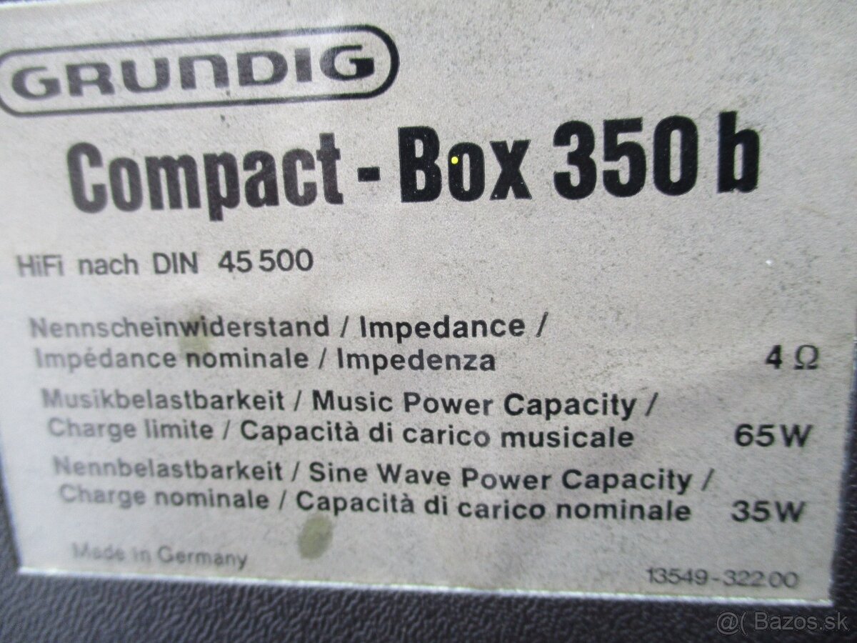 Grundig Compact- box 350 b - 8