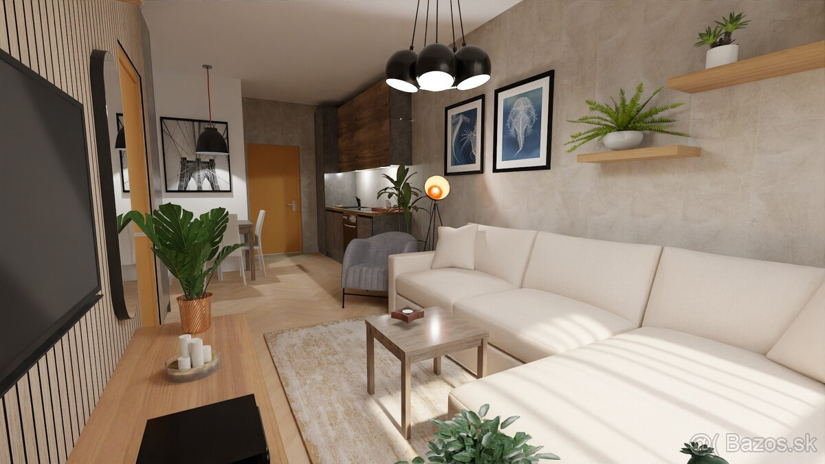 Na predaj investičný 2-izbový apartmán (nebytový priestor) v - 8