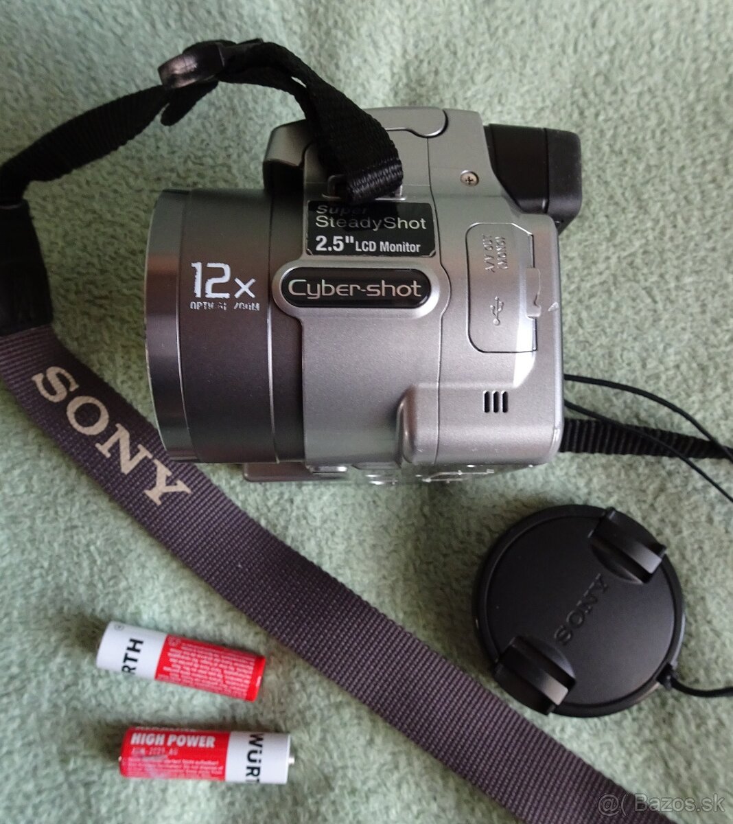 Predám digit. fotoaparát SONY DSC H1 na tužk. batérie - 8