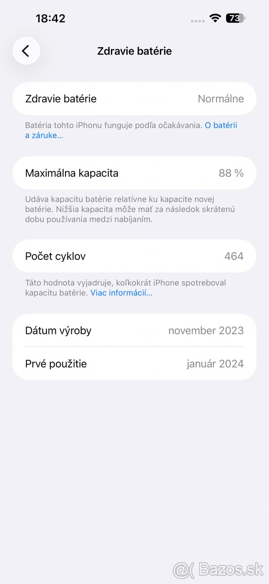 iPhone 15 Pro Max 256 GB tmavosivý – ako nový, bez škrabanco - 8