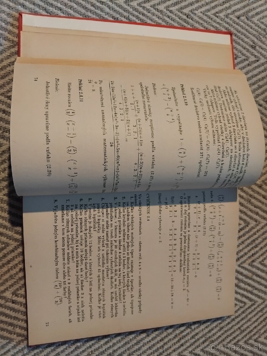 Stare učebnice z Matematiky - 8