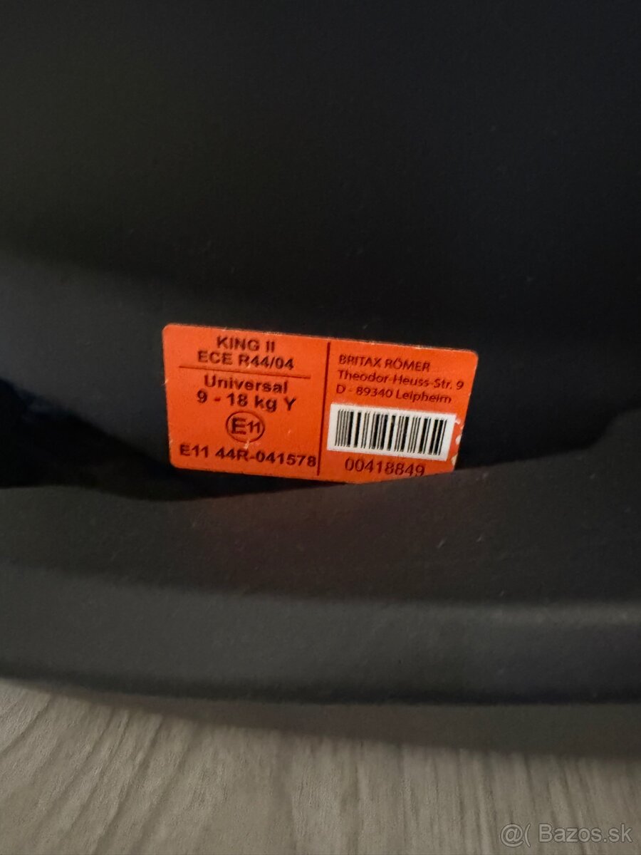 Detská autosedačka BRITAX RÖMER KING II - 8