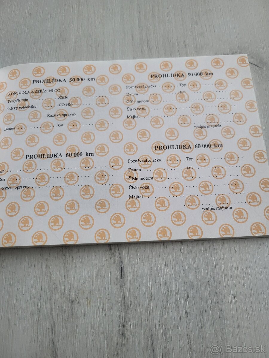 Škoda-pick-up návod k obsluze a údržbe, - 8