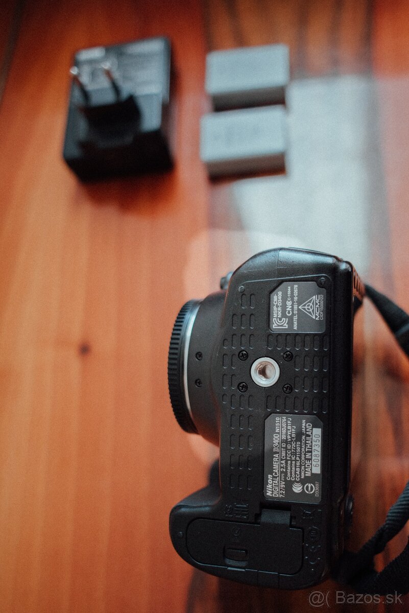 Nikon D3400 + dve baterky - 8