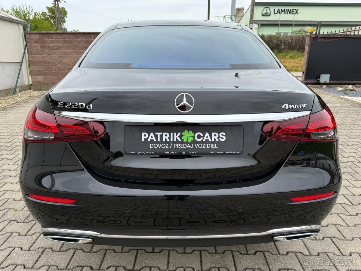 Mercedes-Benz E trieda Sedan 220 d EXCLUSIVE mHEV 4MATIC,147 - 8