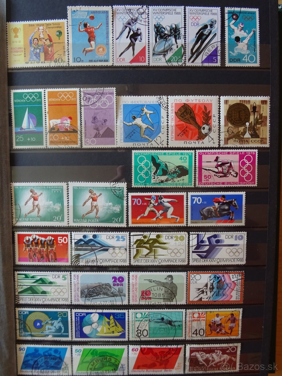Pekná zbierka známok ŠPORT 2 - 8