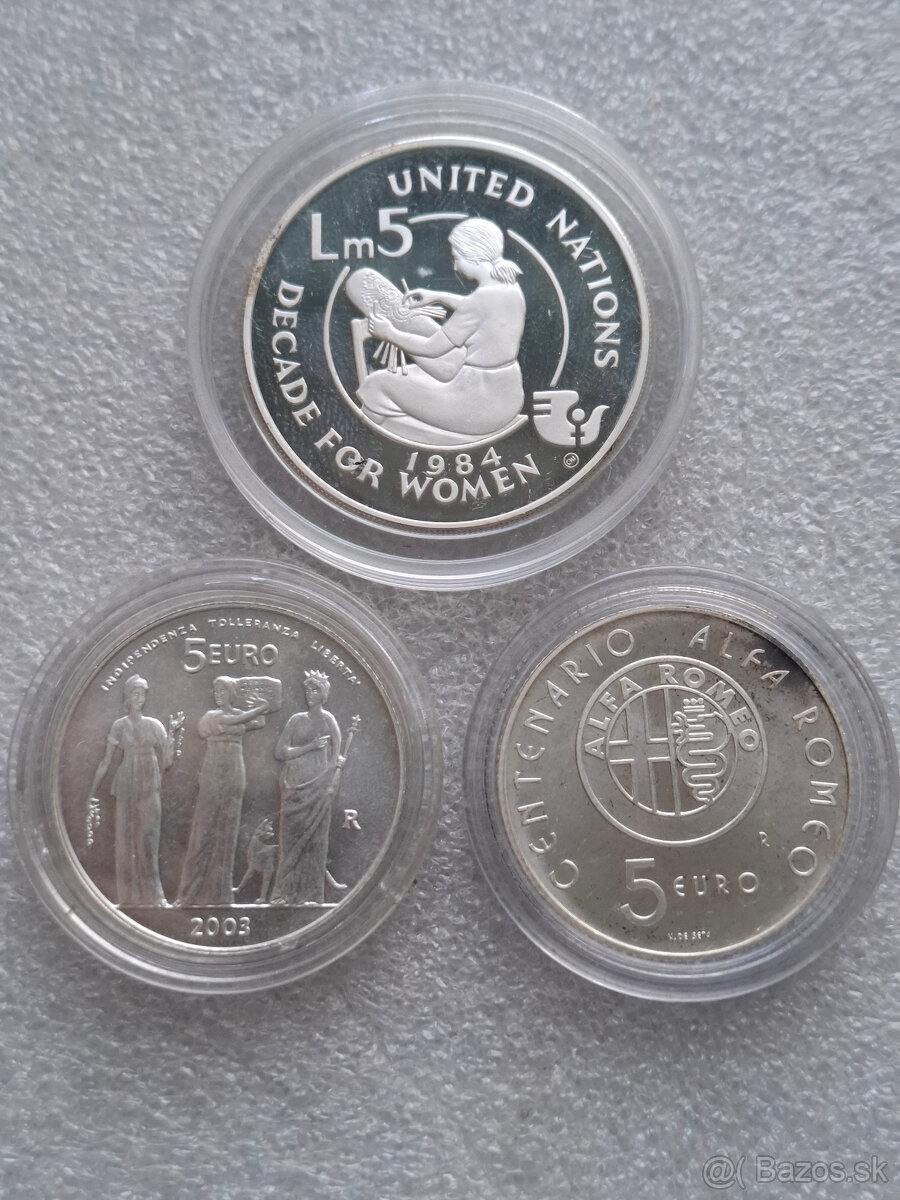 Stare strieborne mince Europa/svet - 8