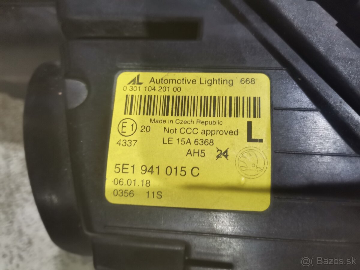 Svetlá octavia 3 facelift h7+h7 prerabka BILED - 8