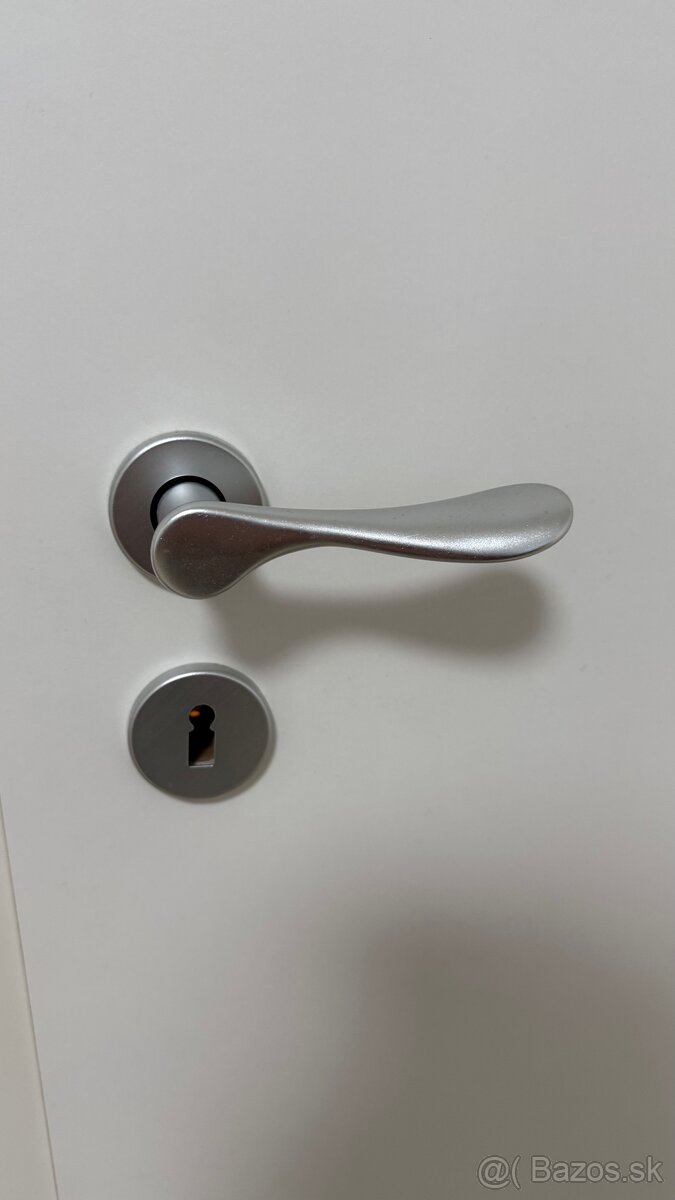 Kovové kľučky na interiérové dvere - 5 ks - 8