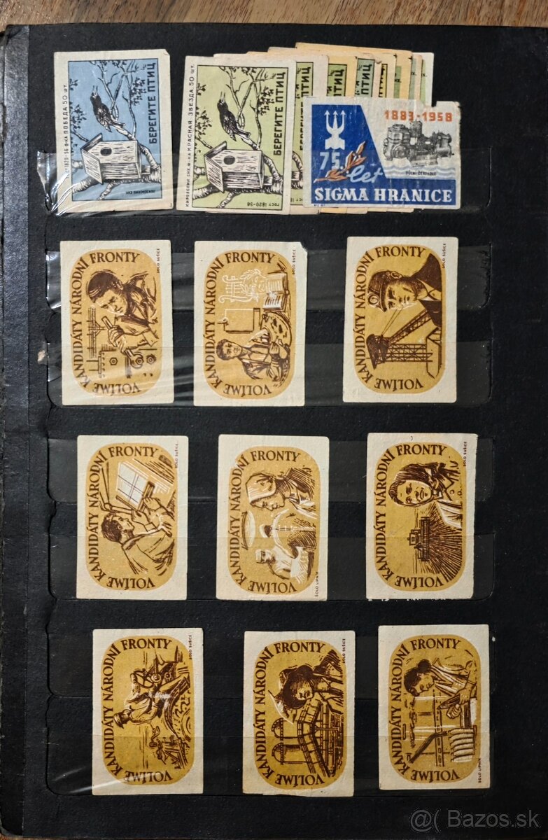 Predám zápalkové krabičky, nálepky - 8