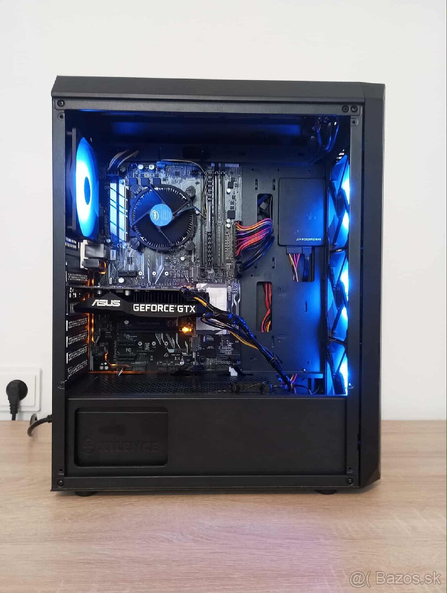 Herný PC GTX 1660 6GB, i5 6600k, 16GB, SSD, HDD - 8