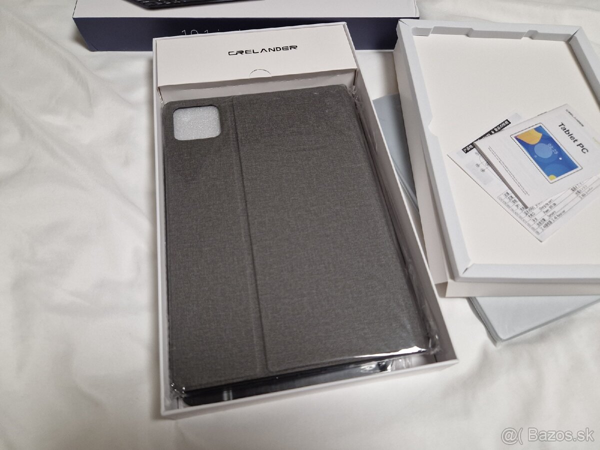 Nový tablet Crelander T40 s klávesnicou a myšou - 8