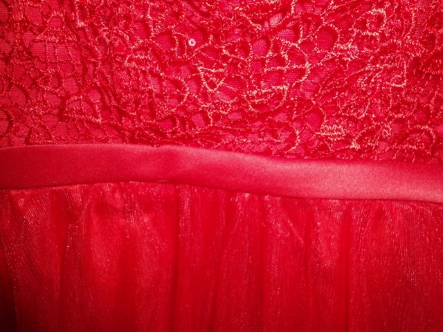 Červené večerné dlhé šaty - 8
