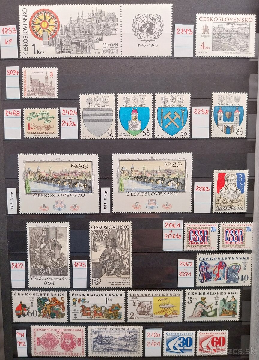 Známky ČESKOSLOVENSKO – 2 - 8
