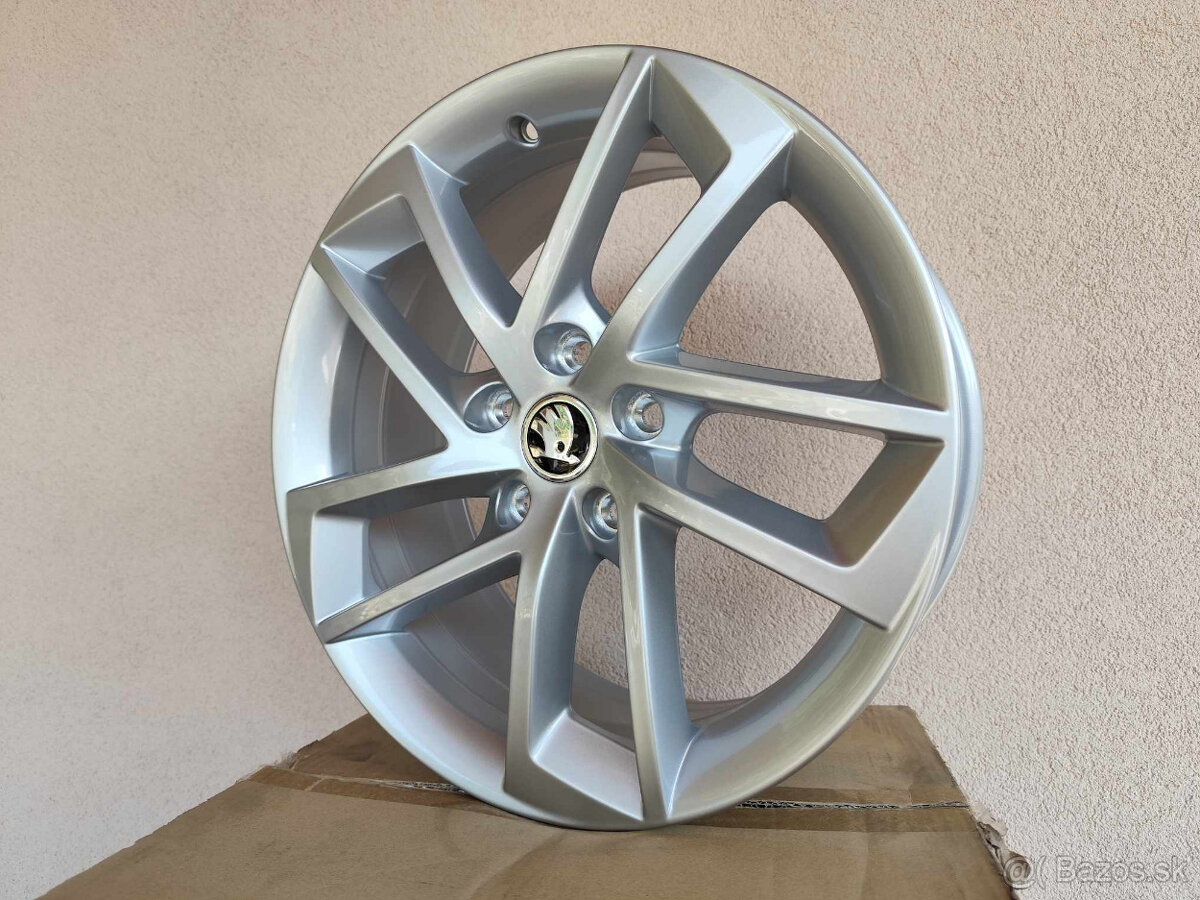 5x112 r17 ET49 x 7J elektróny originál SEAT + VW, ŠKODA - 8