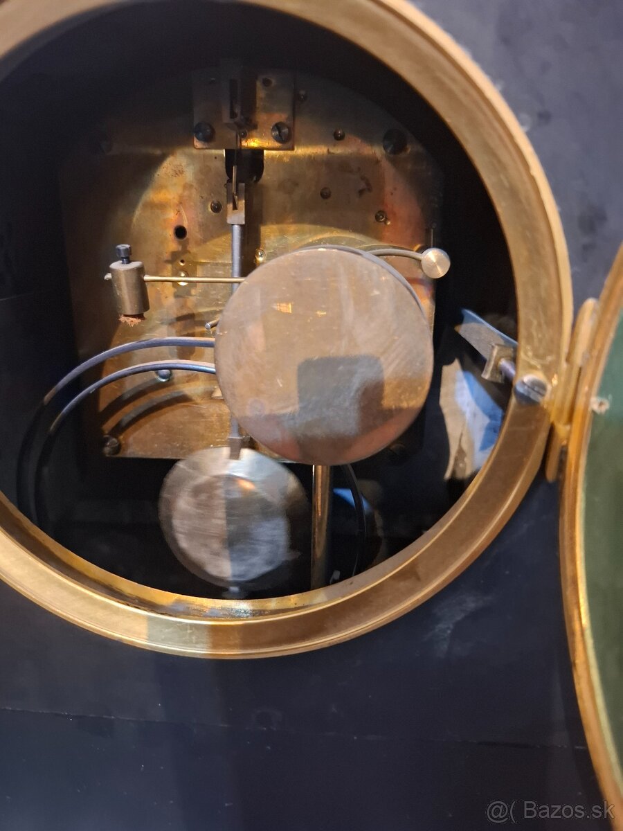 Predám funkčné mramorové hodiny Berger & Wurker Nemecko 1920 - 8