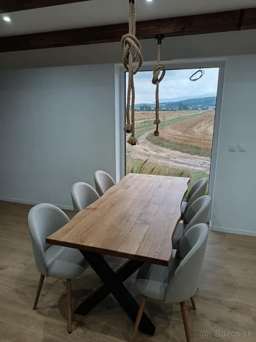 Dubové stoly z masívu – moderný & nadčasový dizajn - 8