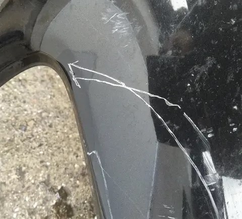 Predni naraznik audi a6 c6 4f 08-11 cerny holy - 8