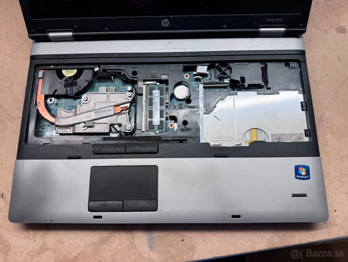 Predám pokazený notebook na náhradné diely zn.HP 6555b. - 8